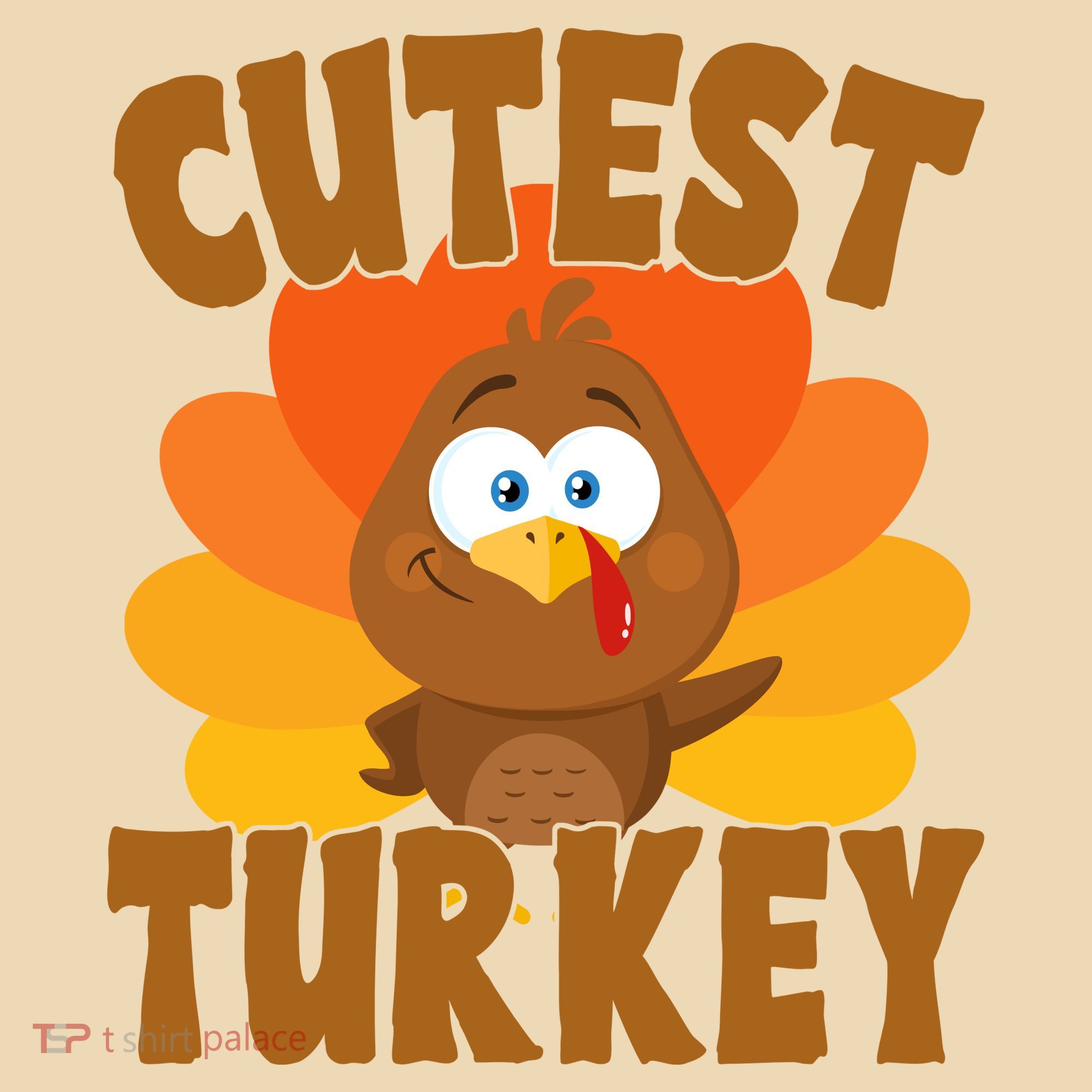 Cutest Turkey Thanksgiving Festive Tote Bag