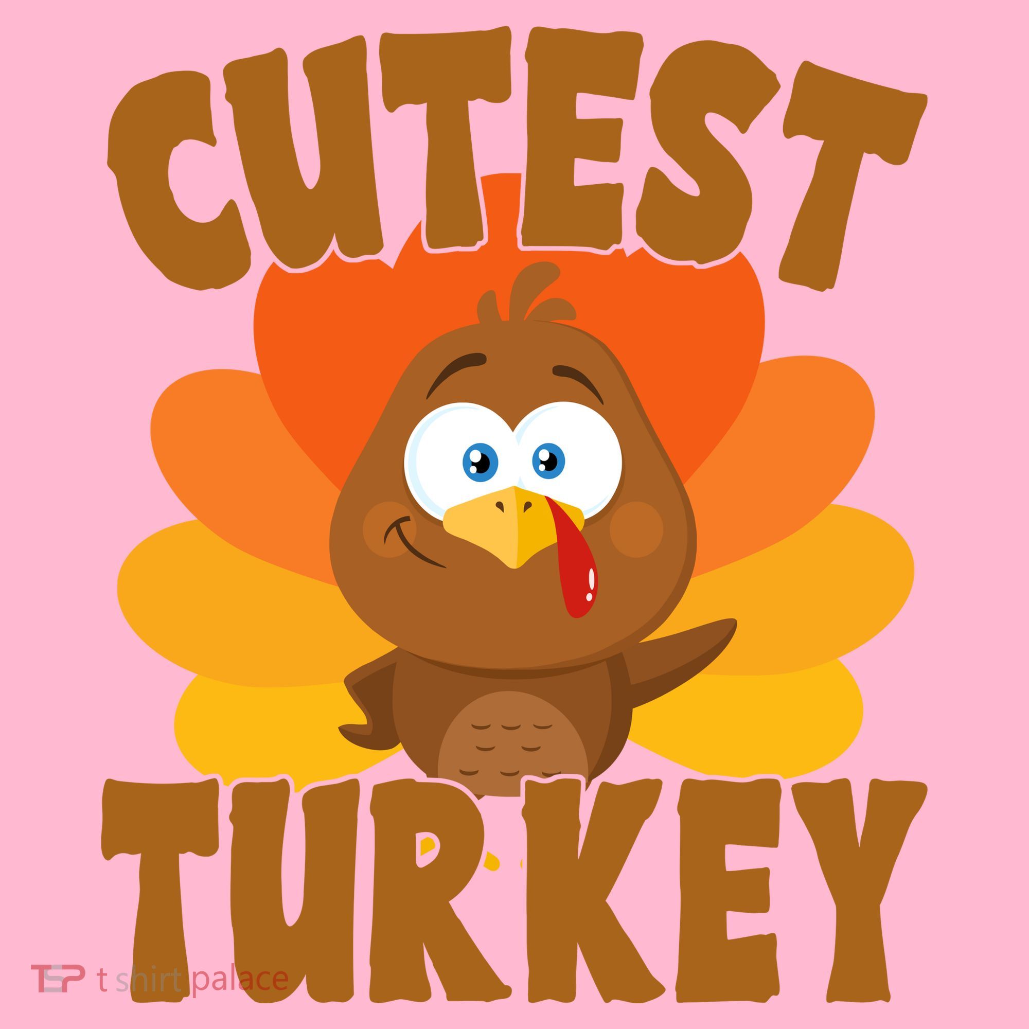 Cutest Turkey Thanksgiving Festive Coaster