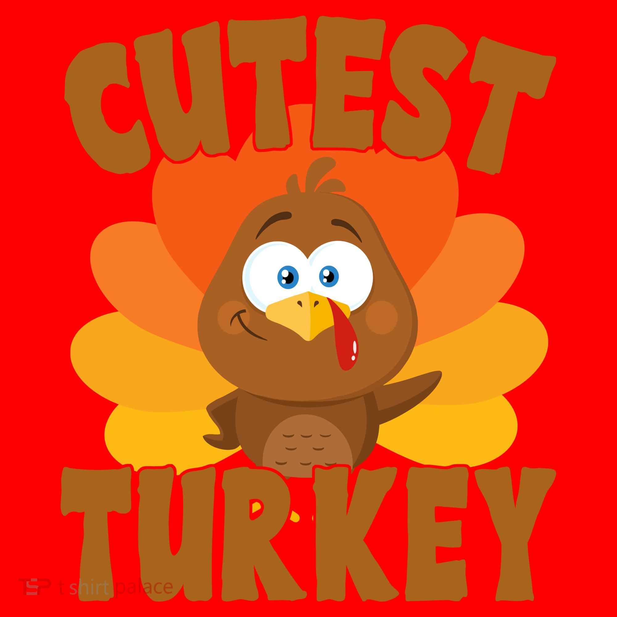 Cutest Turkey Thanksgiving Festive Santa Hat