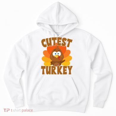 Cutest Turkey Thanksgiving Festive Hoodie