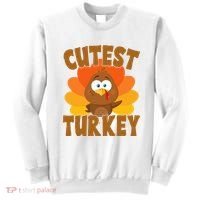 Cutest Turkey Thanksgiving Festive Sweatshirt thumb 0