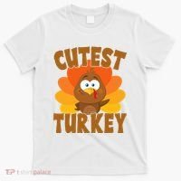 Cutest Turkey Thanksgiving Festive T-Shirt thumb 0