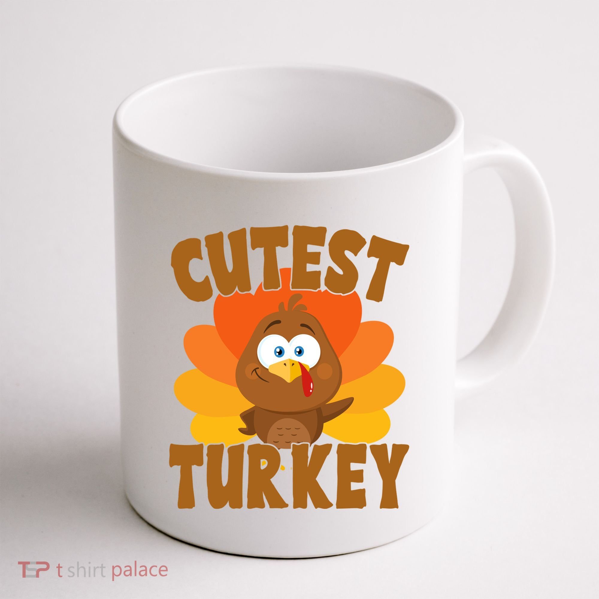 Cutest Turkey Thanksgiving Festive Coffee Mug