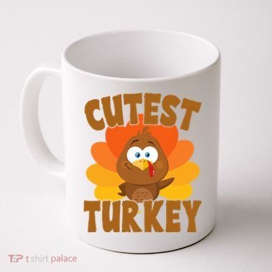 Cutest Turkey Thanksgiving Festive Coffee Mug