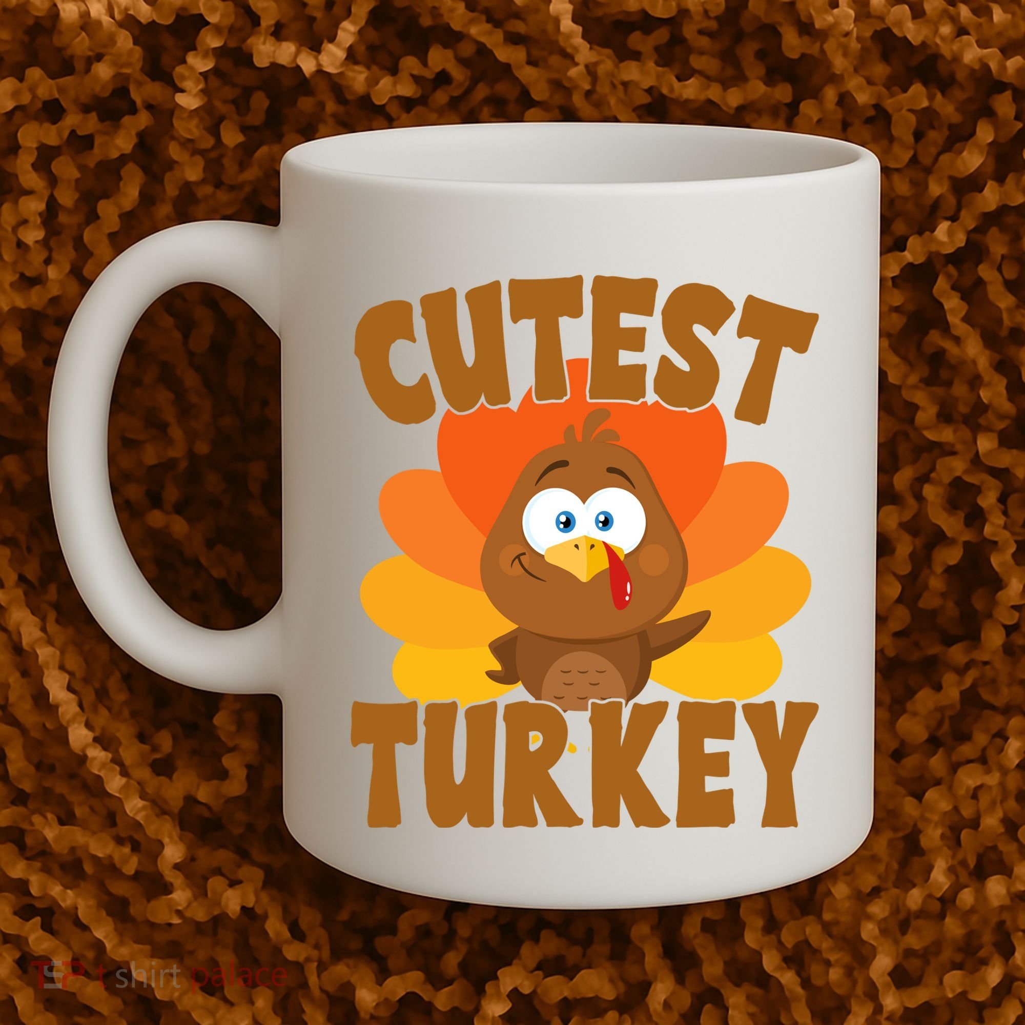 Cutest Turkey Thanksgiving Festive Coffee Mug
