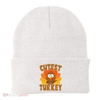 Cutest Turkey Thanksgiving Festive Beanie thumb 0