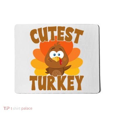Cutest Turkey Thanksgiving Festive Mousepad