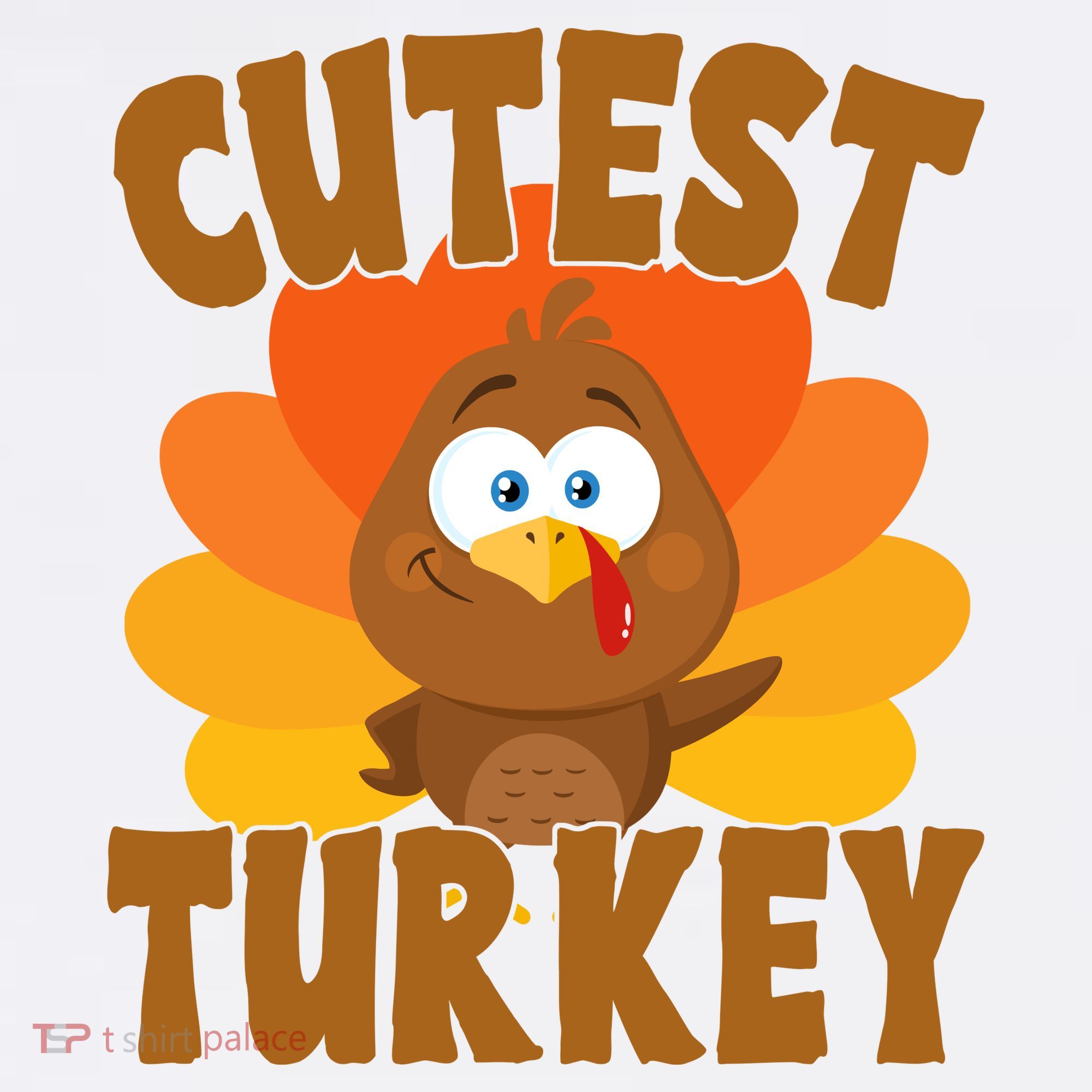 Cutest Turkey Thanksgiving Festive Mousepad