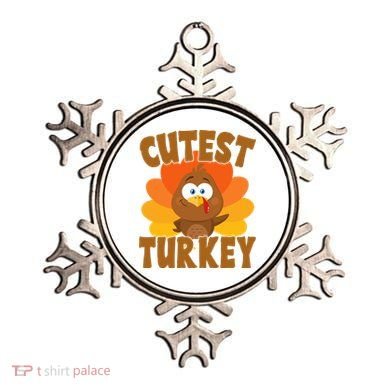 Cutest Turkey Thanksgiving Festive Ornament