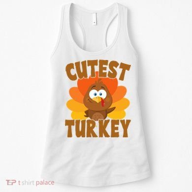 Cutest Turkey Thanksgiving Festive Women's Tank Top