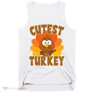 Cutest Turkey Thanksgiving Festive Tank Top