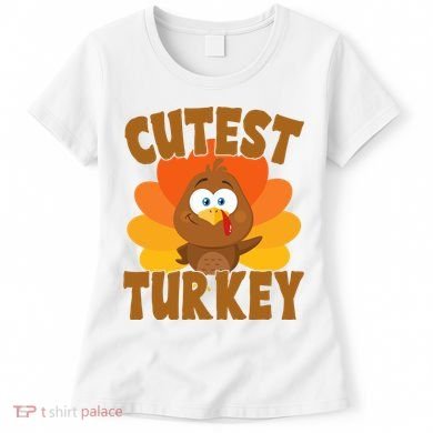 Cutest Turkey Thanksgiving Festive Women's T-Shirt