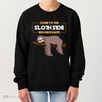 Come To The Sloth Side Funny Sloth Pun Women's Sweatshirt thumb 0