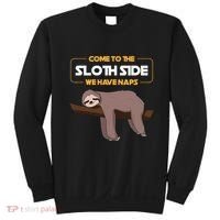Come To The Sloth Side Funny Sloth Pun Sweatshirt thumb 0