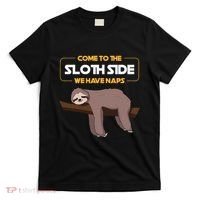 Come To The Sloth Side Funny Sloth Pun T-Shirt thumb 0