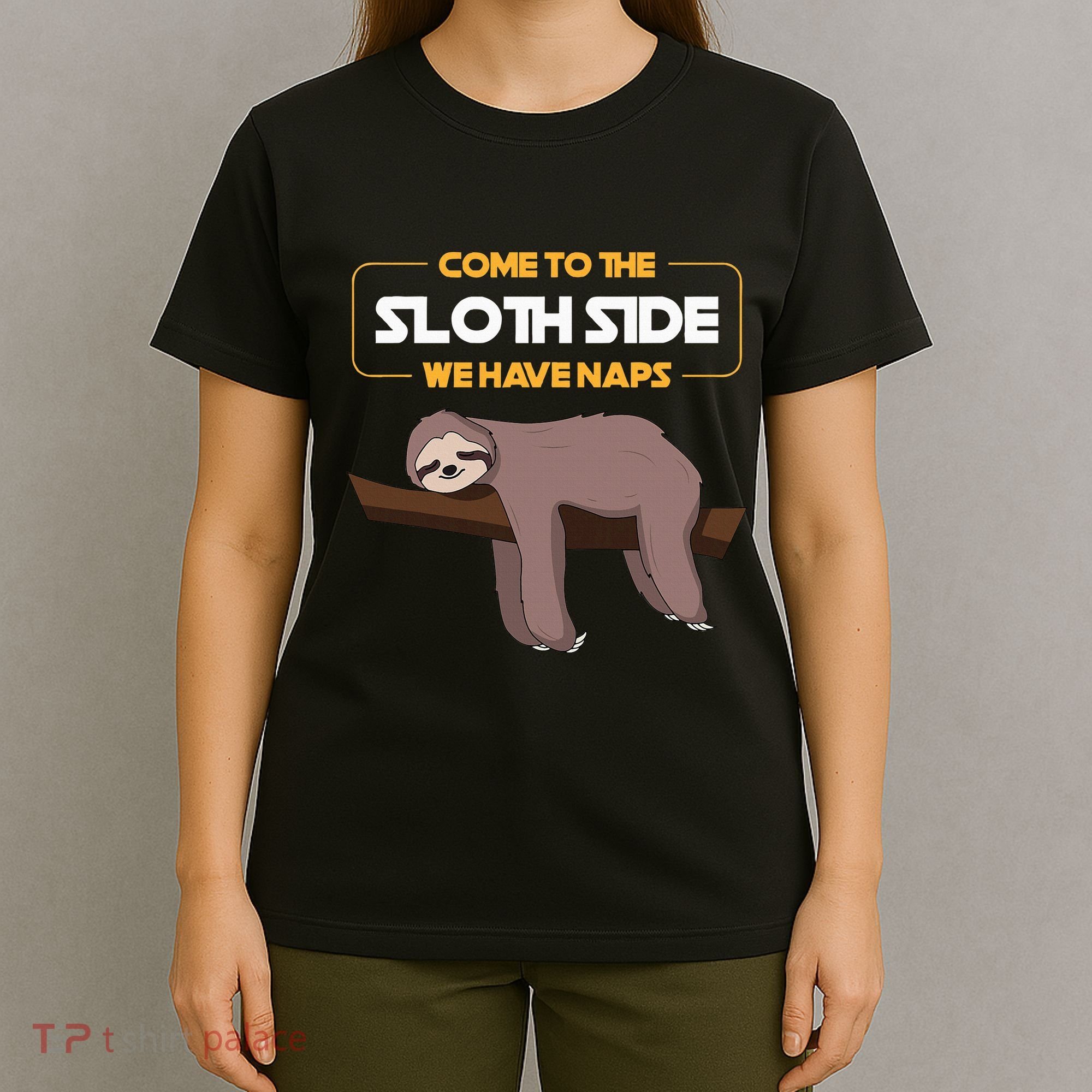 Come To The Sloth Side Funny Sloth Pun T-Shirt