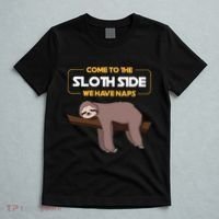 Come To The Sloth Side Funny Sloth Pun T-Shirt thumb 5