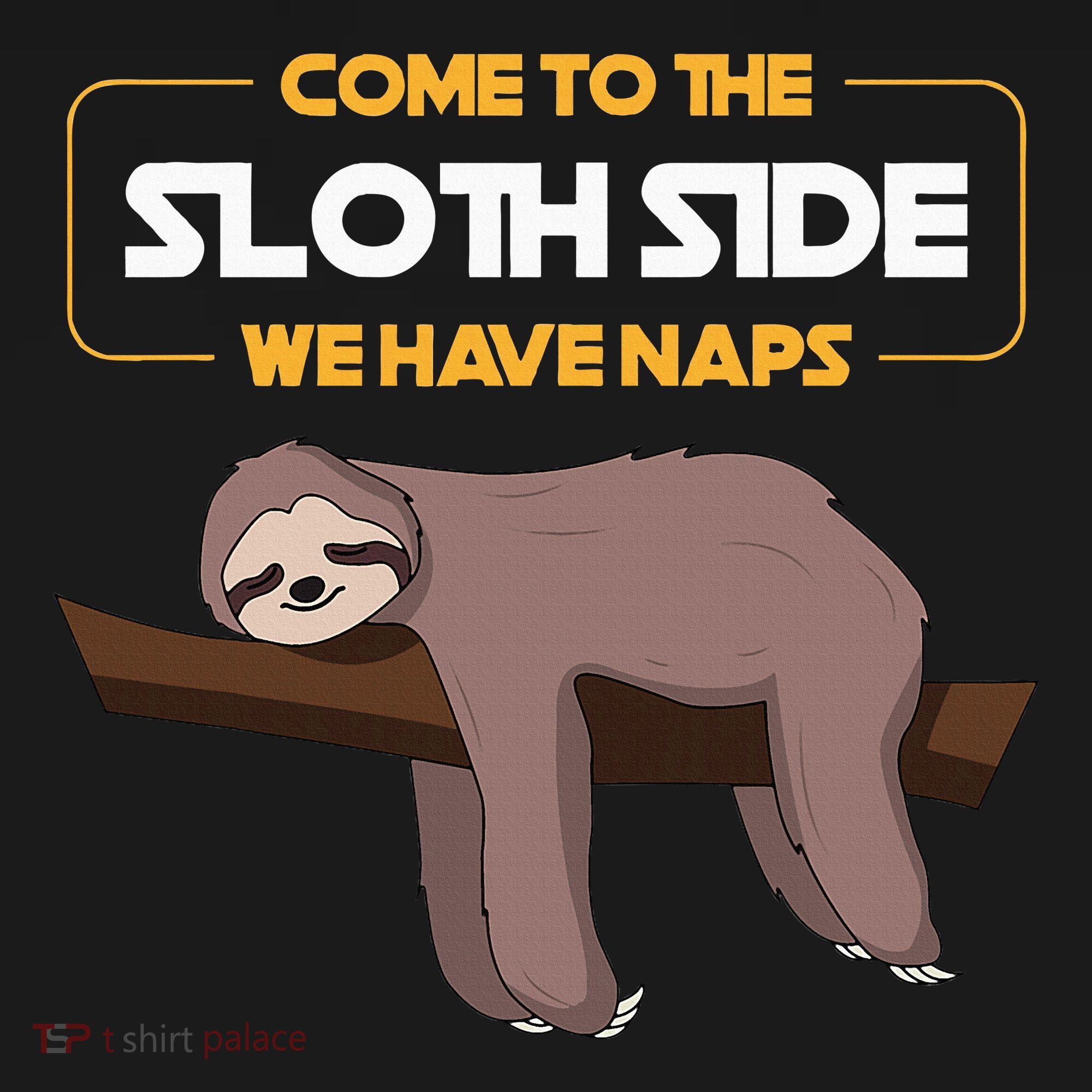 Come To The Sloth Side Funny Sloth Pun Bucket Hat
