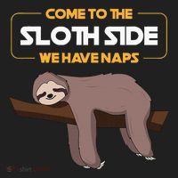 Come To The Sloth Side Funny Sloth Pun Beanie thumb 2
