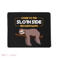 Come To The Sloth Side Funny Sloth Pun Mousepad thumb 0