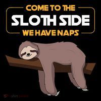 Come To The Sloth Side Funny Sloth Pun Mousepad thumb 1
