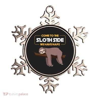 Come To The Sloth Side Funny Sloth Pun Ornament