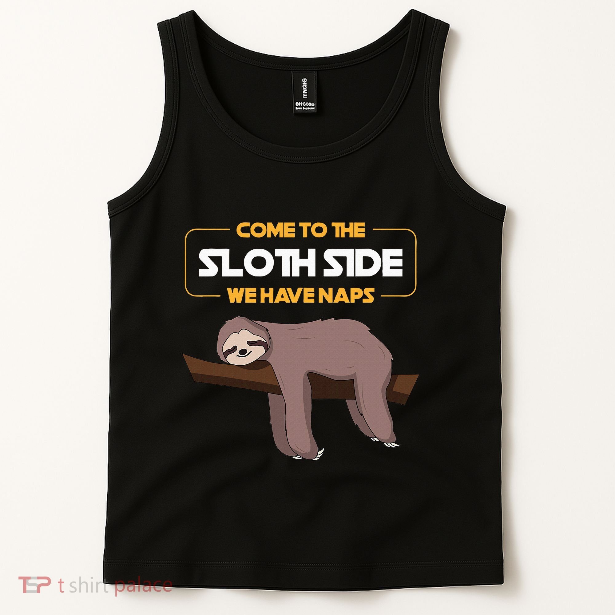 Come To The Sloth Side Funny Sloth Pun Tank Top