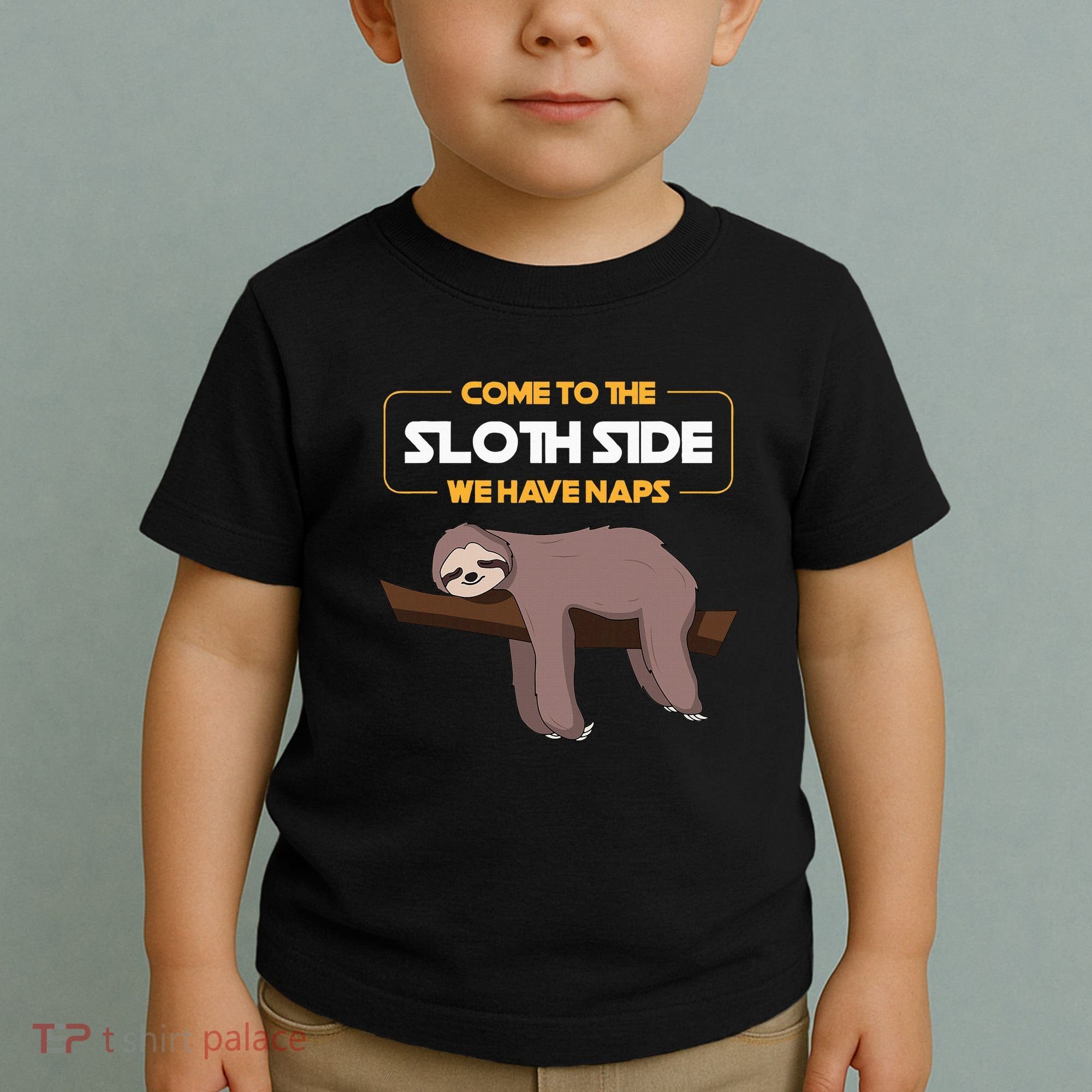 Come To The Sloth Side Funny Sloth Pun Toddler T-Shirt