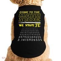 Come To The Math Side We Have Pi Math Geek & Nerd Doggie Tank thumb 0