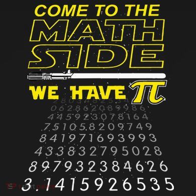 Come To The Math Side We Have Pi Math Geek & Nerd Youth Performance Sprint T-Shirt
