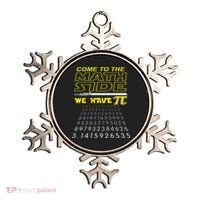 Come To The Math Side We Have Pi Math Geek & Nerd Ornament thumb 0