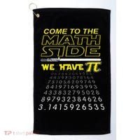 Come To The Math Side We Have Pi Math Geek & Nerd Golf Towel thumb 0