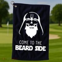 Come To The Beard Side Golf Towel thumb 1