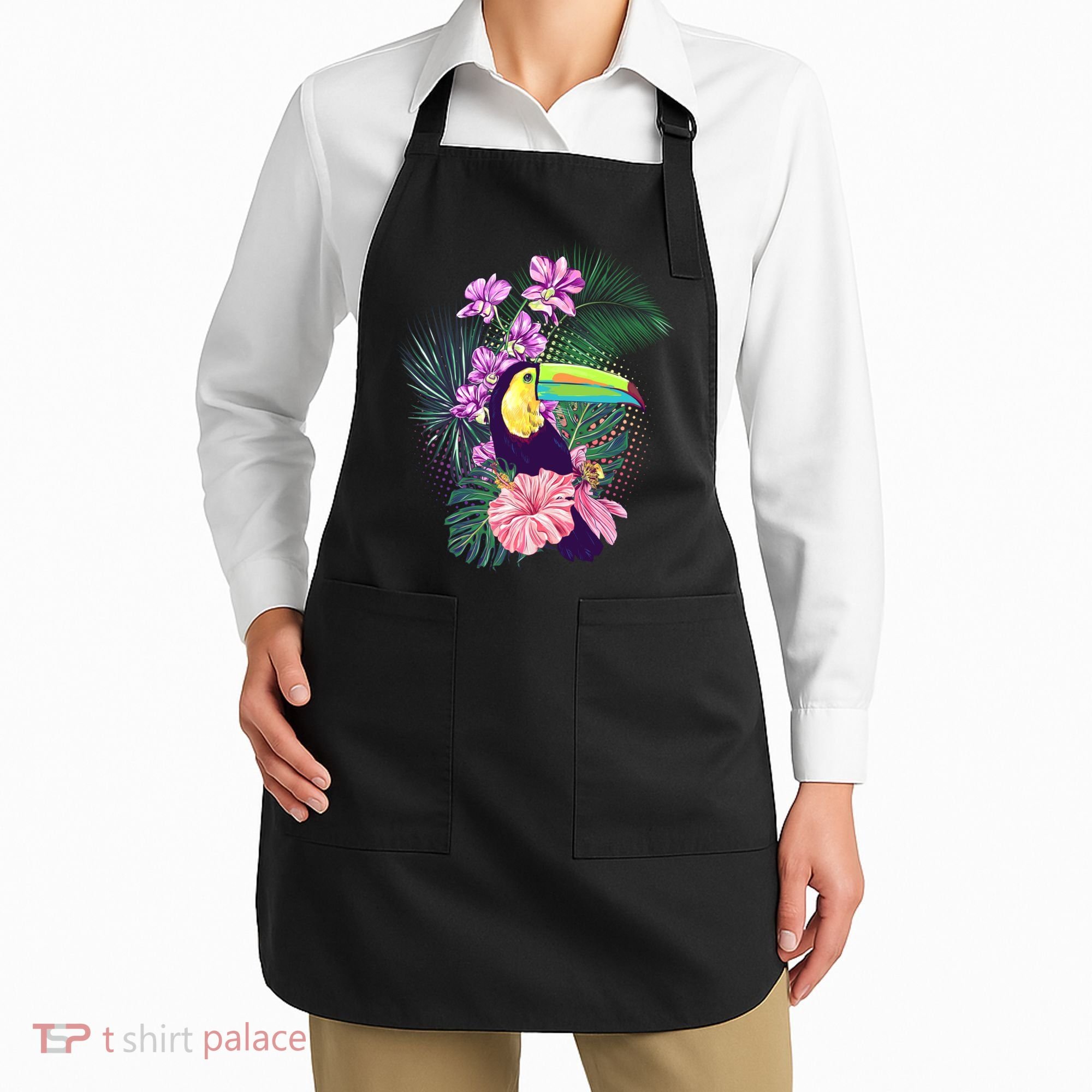 Cute Tropical Toucan Bird Apron