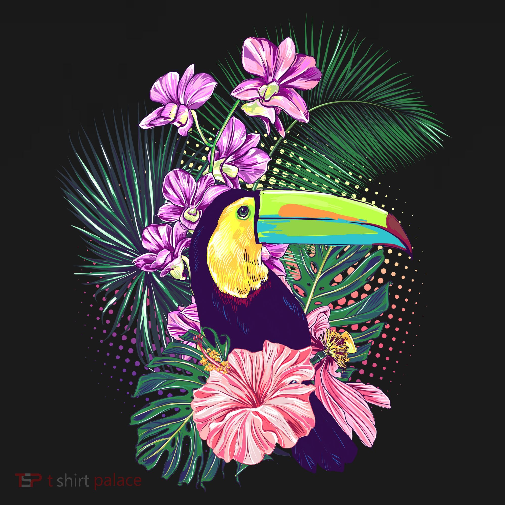 Cute Tropical Toucan Bird Backpack