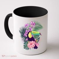 Cute Tropical Toucan Bird Coffee Mug thumb 0