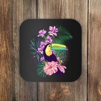 Cute Tropical Toucan Bird Coaster thumb 0