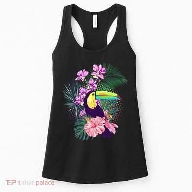 Cute Tropical Toucan Bird Women's Tank Top