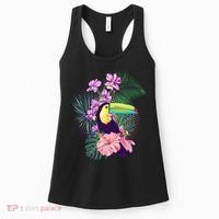 Cute Tropical Toucan Bird Women's Tank Top thumb 0