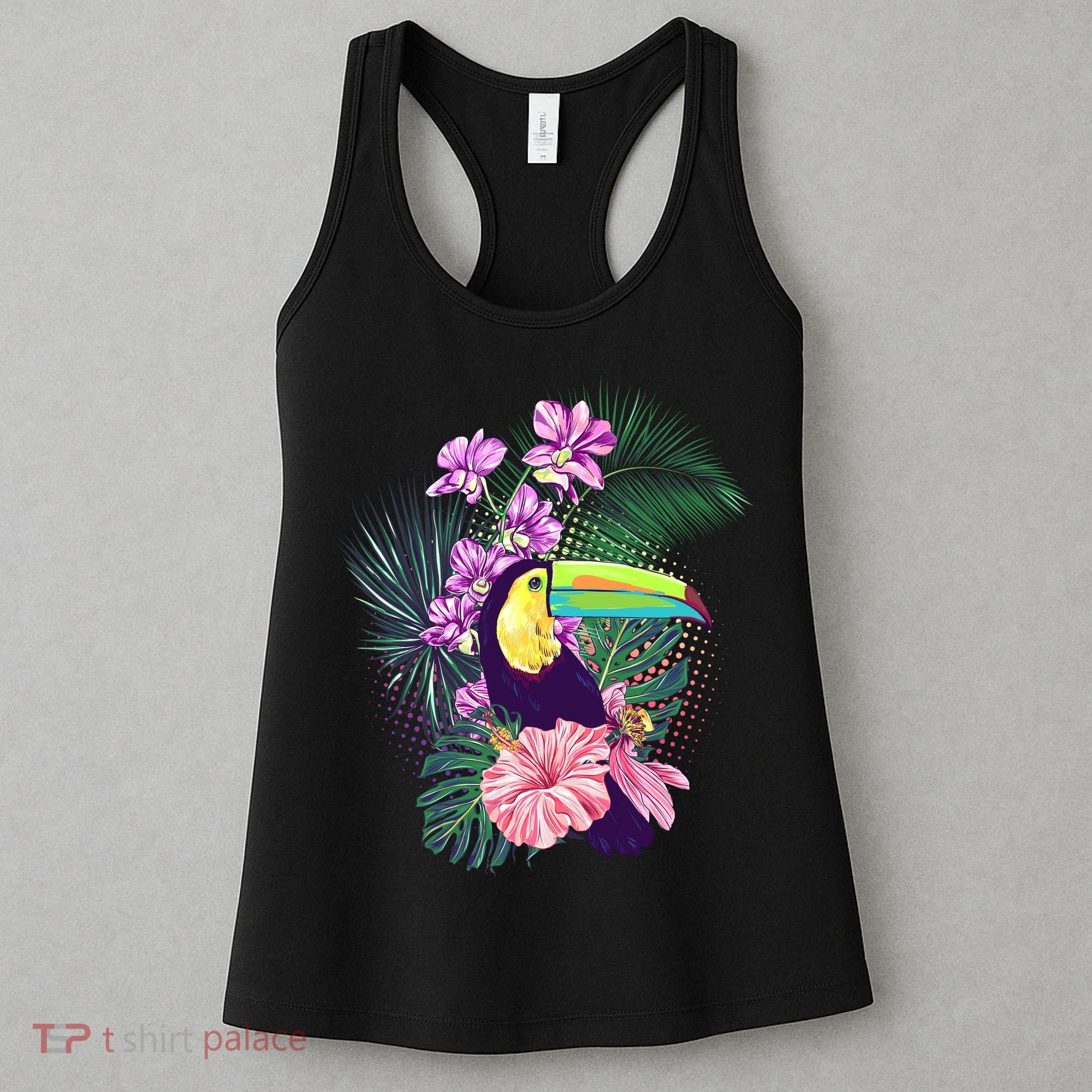 Cute Tropical Toucan Bird Women's Tank Top