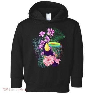Cute Tropical Toucan Bird Toddler Hoodie