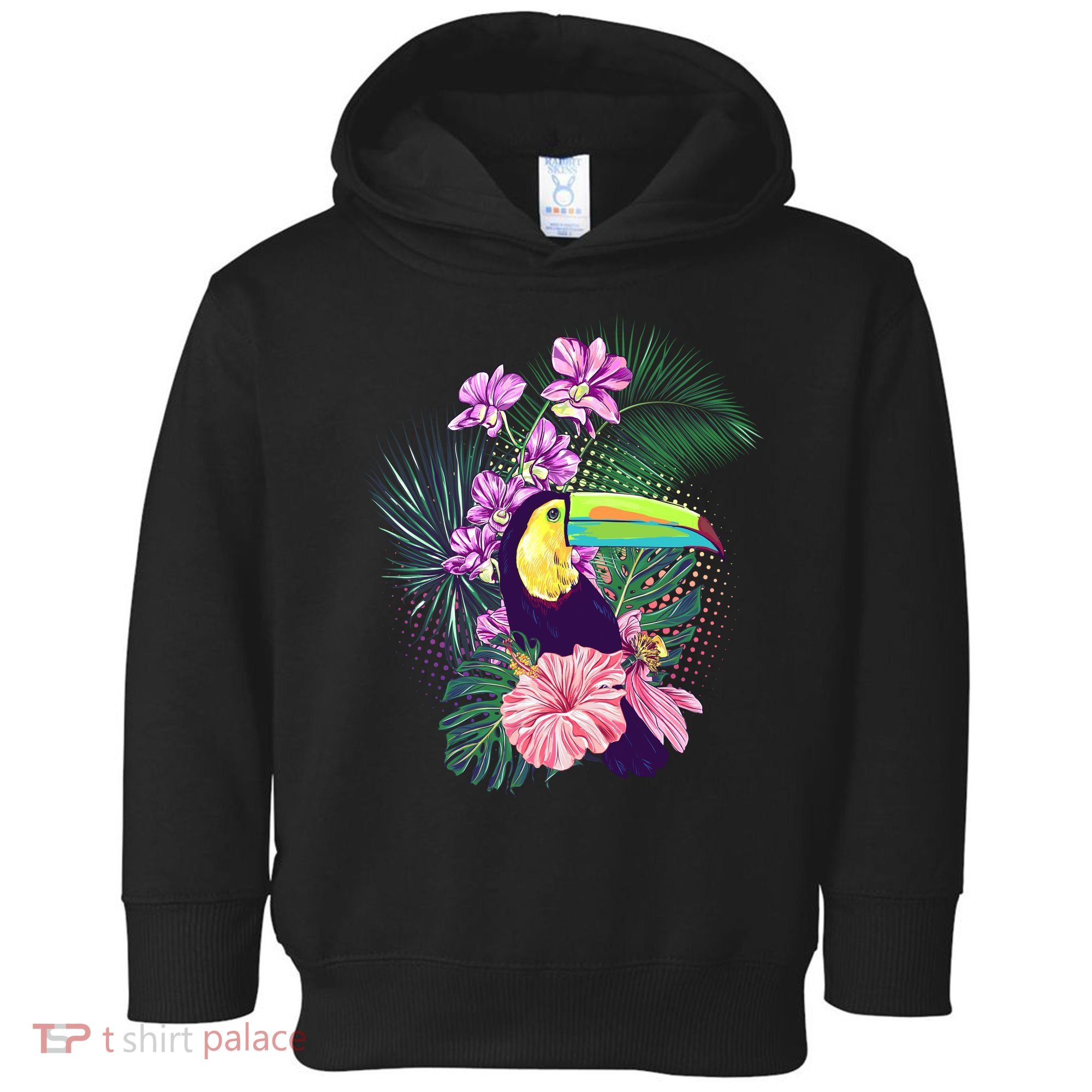 Cute Tropical Toucan Bird Toddler Hoodie