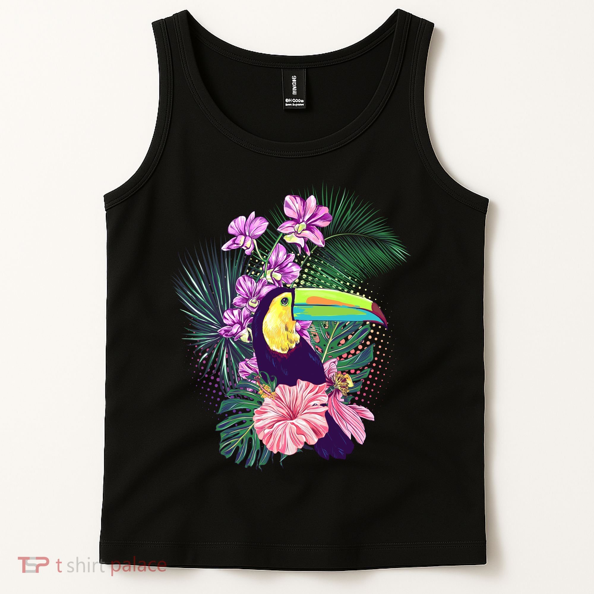Cute Tropical Toucan Bird Tank Top