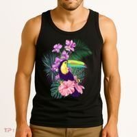 Cute Tropical Toucan Bird Tank Top thumb 3