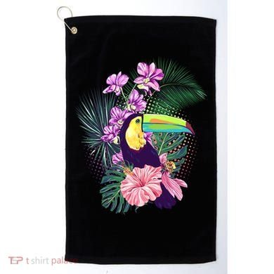Cute Tropical Toucan Bird Golf Towel