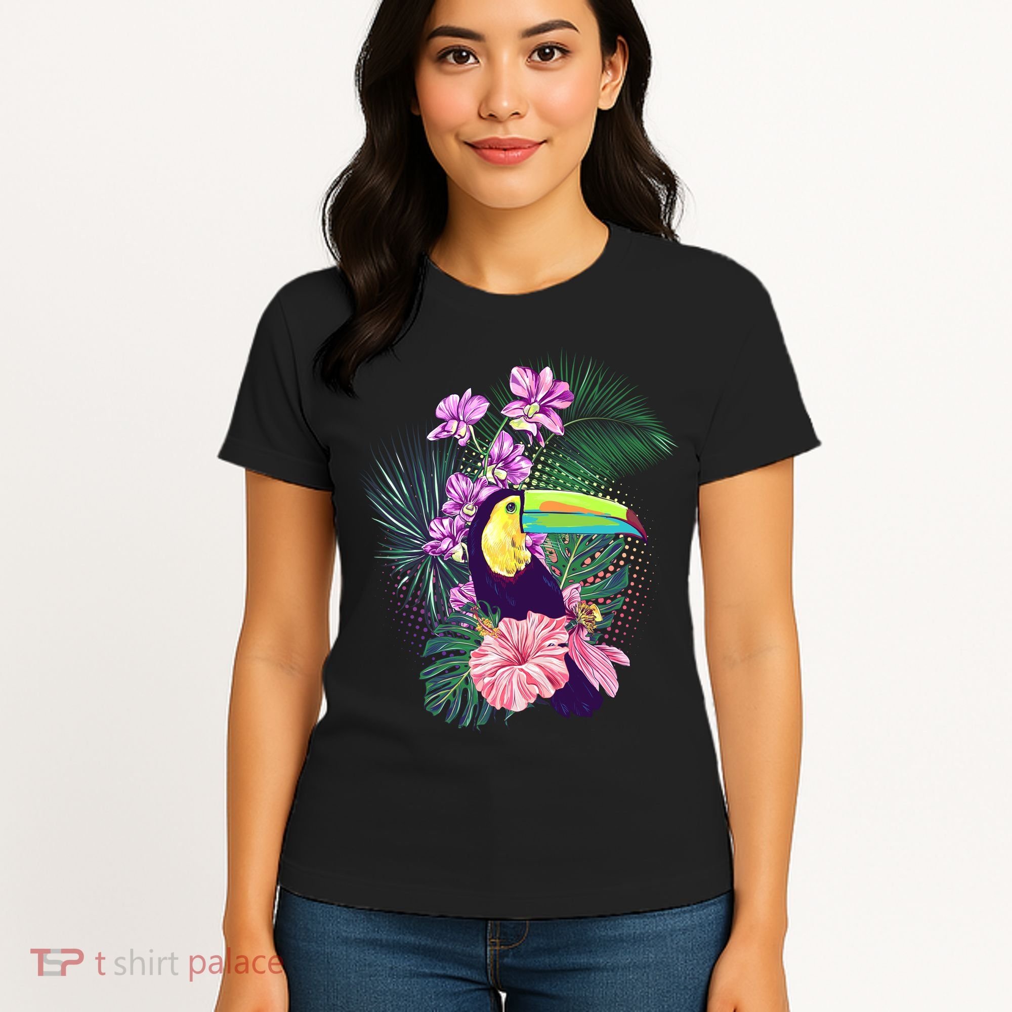 Cute Tropical Toucan Bird Women's T-Shirt