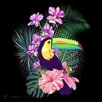 Cute Tropical Toucan Bird Women's T-Shirt thumb 6
