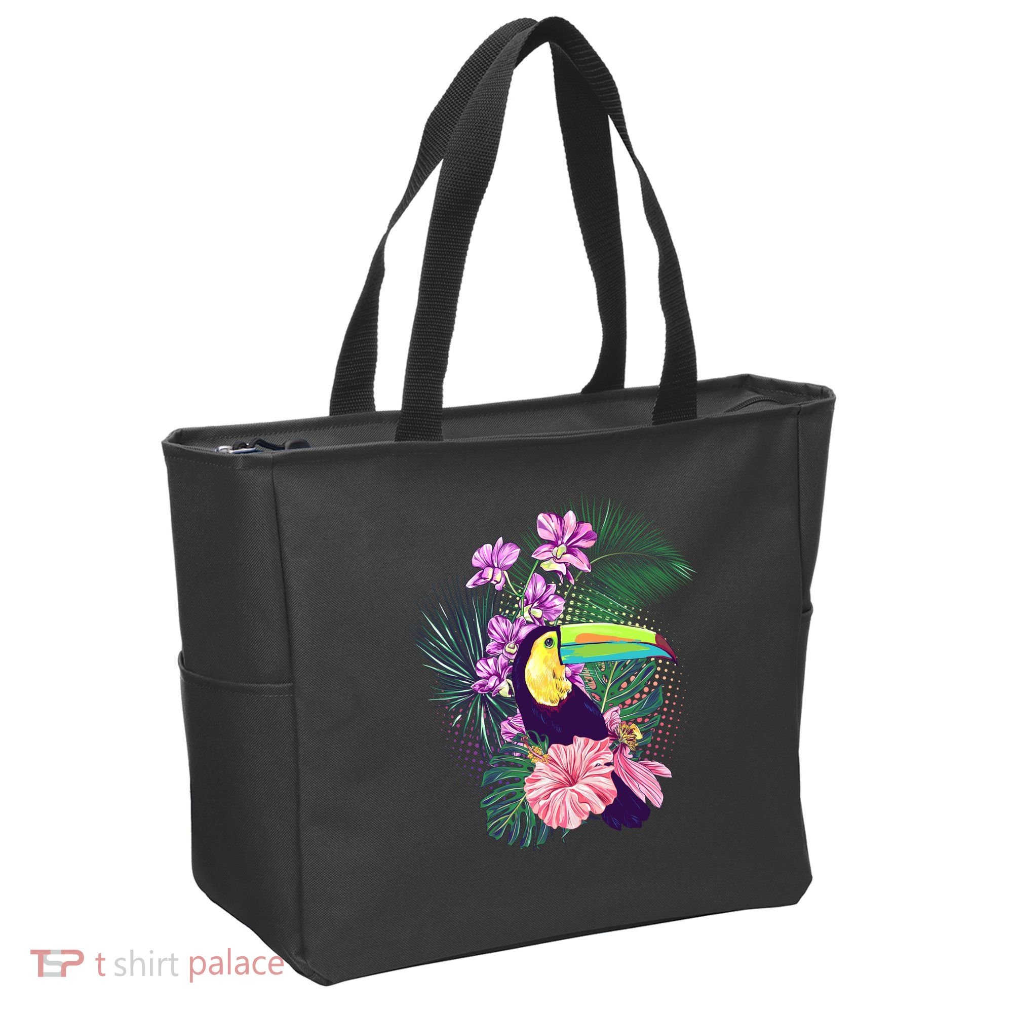 Cute Tropical Toucan Bird Tote Bag