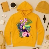 Cute Tropical Toucan Bird Hoodie thumb 3