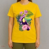 Cute Tropical Toucan Bird T-Shirt thumb 4
